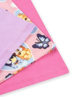 Character Pink Girls 100% Cotton T-Shirts 3 Pack^ T-Shirts