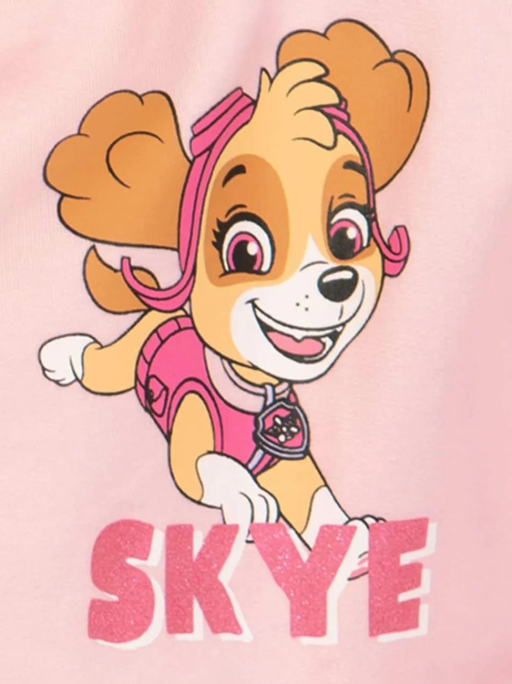 Character Pink PAW Patrol Skye Glitter 100% Cotton Sweatshirt^ Sweatshirts & Hoodies