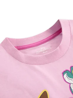 Clearance Character Pink Zootropolis Grils T-Shirt