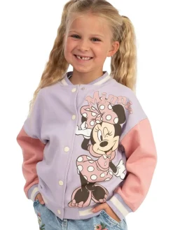 Character Purple Disney Minnie Mouse Bomber Jacket