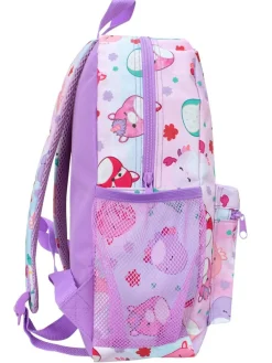 Hot Character Purple Squishmallows 4 Pc Backpack Set
