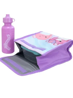 Hot Character Purple Squishmallows 4 Pc Backpack Set