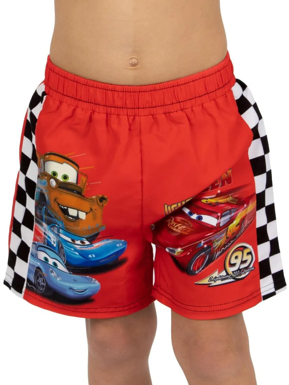 Character Red Disney Cars Lightning McQueen Print Swim Shorts^BOY Swimwear|Swimwear