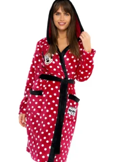 Outlet Character Red Minnie Mouse Robe