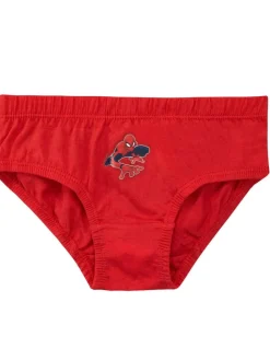 Hot Character Red Spiderman 100% Cotton Underwears 5 Pack