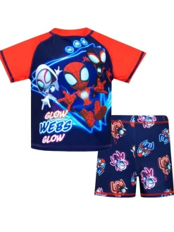 Character Red Spiderman Top and Swim Set^BOY Swimwear|Swimwear