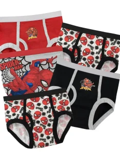Character Silver Spiderman 100% Cotton Briefs Packs of 5^BOY Underwear