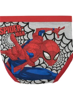 Character Silver Spiderman 100% Cotton Briefs Packs of 5^BOY Underwear
