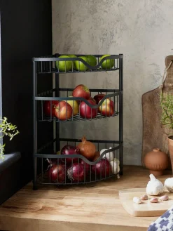 New Next Bronx Corner Storage Caddy Charcoal