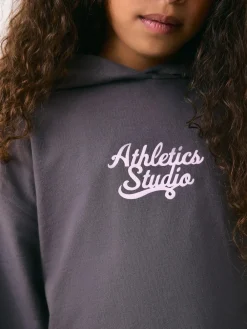 Discount Next Graphic Print Hoodie Leggings Set (3-16yrs) Charcoal