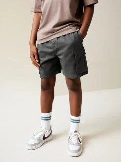 Next Charcoal Grey Cargo Shorts (3-16yrs)^BOY Shorts