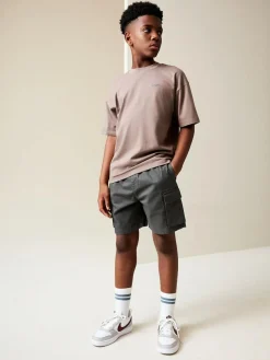 Next Charcoal Grey Cargo Shorts (3-16yrs)^BOY Shorts