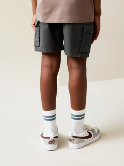 Next Charcoal Grey Cargo Shorts (3-16yrs)^BOY Shorts