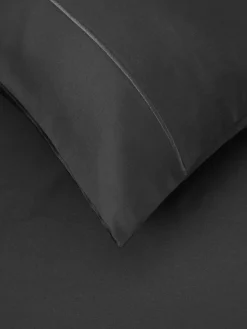 Next Charcoal Grey Collection Luxe 300 Thread Count 100% Cotton Sateen Satin Stitch Luxury Duvet Cover And Pillowcase Set^ Bedsets & Duvet Covers
