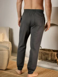 Outlet Next Cuffed Brushback Heavyweight Open Joggers Charcoal Grey