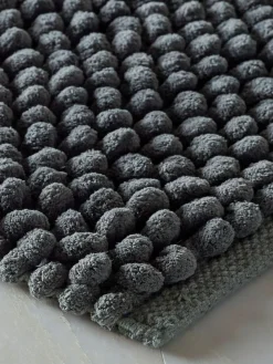 Next Charcoal Grey Giant Bobble Bath Mat