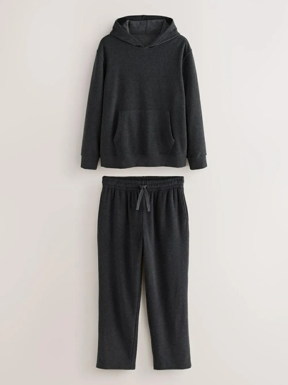 Next Charcoal Grey Hooded Towelling Pyjamas Set^ Nightwear|Pyjamas