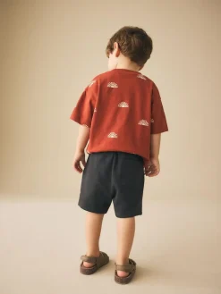 Next Charcoal Grey Jersey Shorts (3mths-7yrs)^BOY Shorts|Shorts