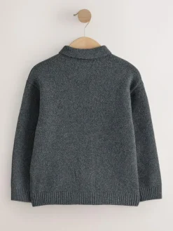 Sale Next Knitted Cardigan (3-16yrs) Charcoal Grey