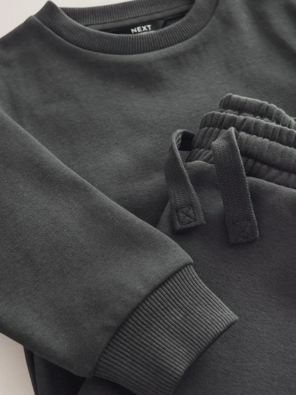 Next Charcoal Grey Plain Sweatshirt And Joggers Set (3mths-7yrs)^BOY Baby Boys|Baby Boys