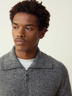 Next Quarter Zip Neck Jumper with Wool^ Knitwear|Knitwear