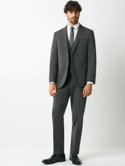 Clearance Next Regular Fit Two Button Suit Jacket Charcoal Grey
