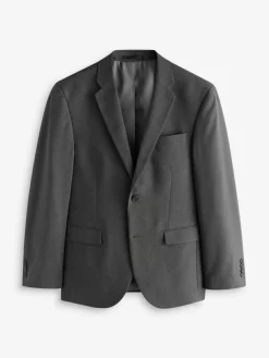 New Next Regular Fit Essential Suit Jacket Charcoal Grey