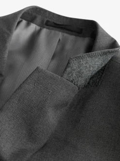 New Next Regular Fit Essential Suit Jacket Charcoal Grey