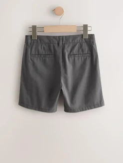 Online Next Regular Fit Chino Shorts (3-16yrs) Charcoal Grey
