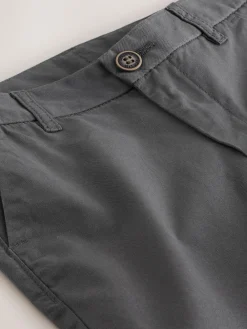Online Next Regular Fit Chino Shorts (3-16yrs) Charcoal Grey