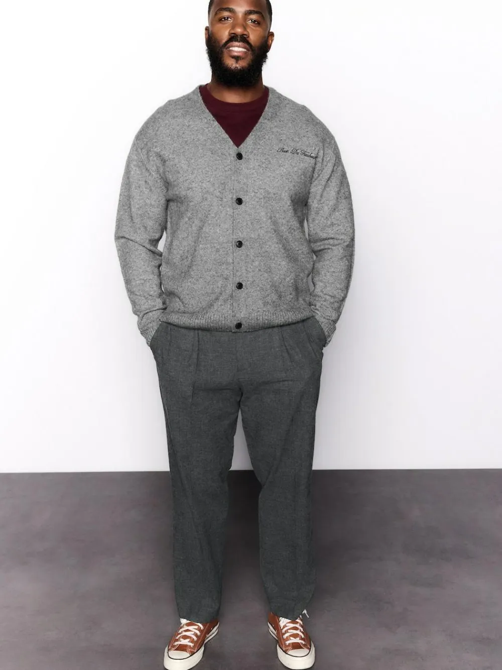 Next Regular Fit Smart Brushed Cotton Textured Trousers^ Occasionwear|Pants & Chinos