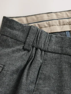 Next Regular Fit Smart Brushed Cotton Textured Trousers^ Occasionwear|Pants & Chinos