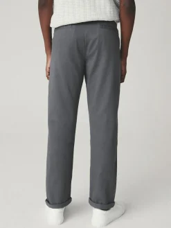 Clearance Next Charcoal Grey Regular Fit Stretch Chino Trousers (3-17yrs)