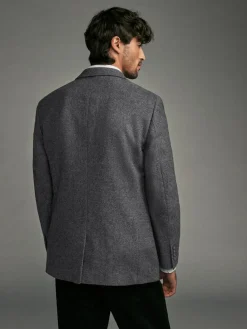 Next Regular Fit Wool Rich Herringbone Blazer^ Blazers & Formal Jackets