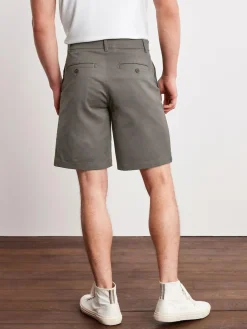 Outlet Next Relaxed Fit Stretch Chinos Shorts Charcoal Grey