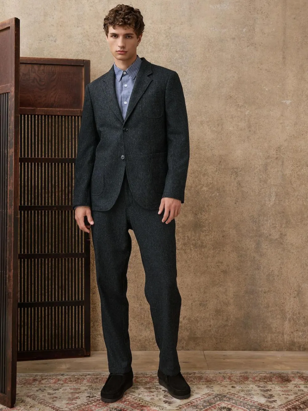 Next Relaxed Fit Wool Blend Suit Jacket^ Blazers & Formal Jackets|Grey Suits