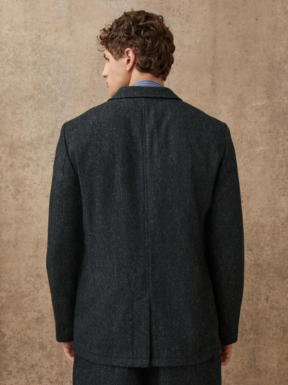 Next Relaxed Fit Wool Blend Suit Jacket^ Blazers & Formal Jackets|Grey Suits