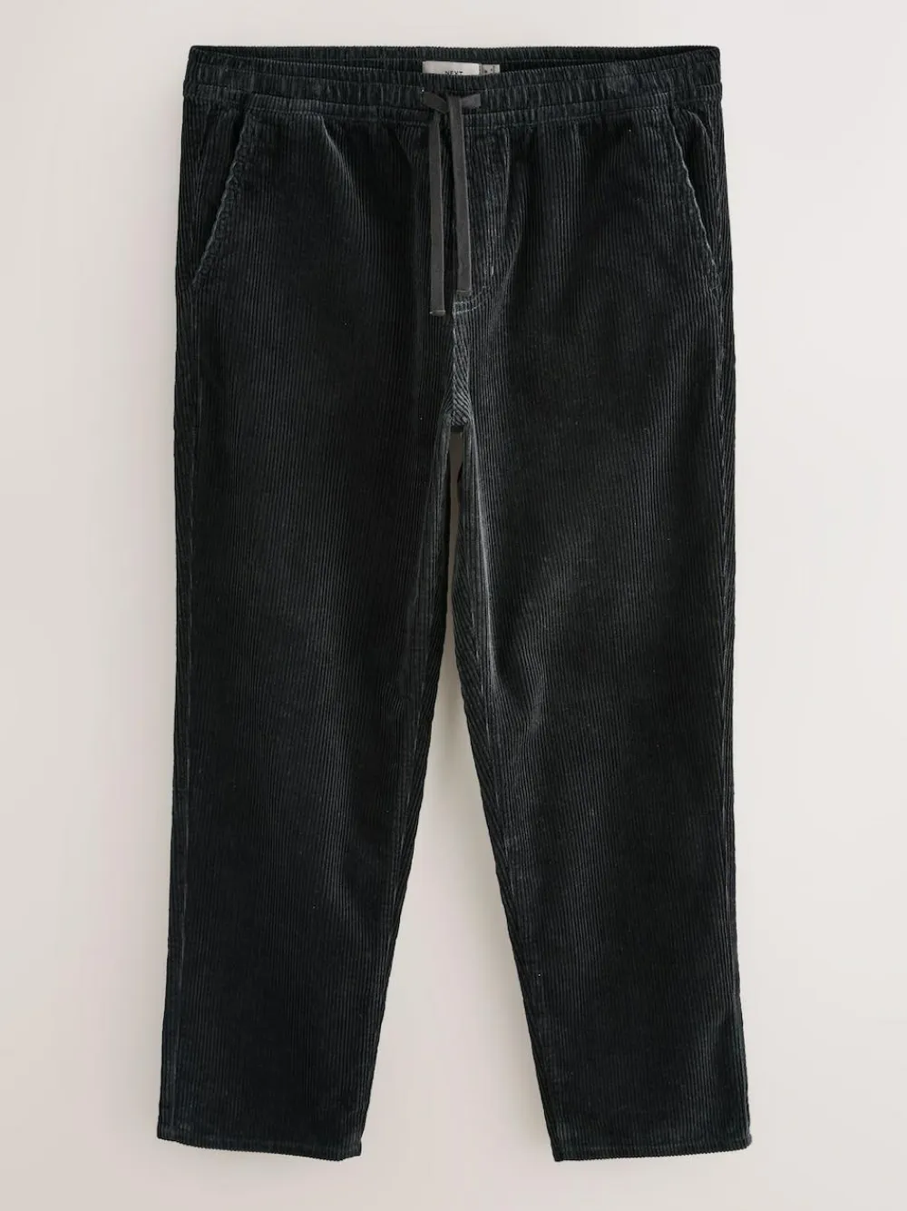 Hot Next Relaxed Tapered Fit Corduroy Joggers Charcoal Grey