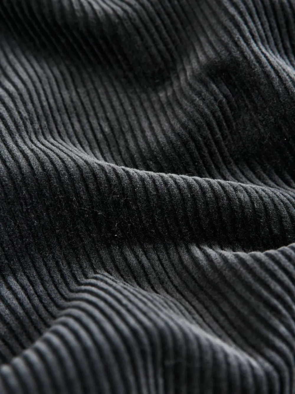 Hot Next Relaxed Tapered Fit Corduroy Joggers Charcoal Grey