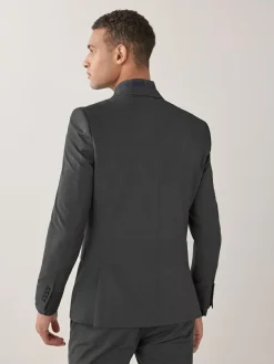 Next Skinny Fit Two Button Suit Jacket^ Grey Suits|Suits & Tuxedos