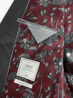 Next Skinny Fit Two Button Suit Jacket^ Grey Suits|Suits & Tuxedos