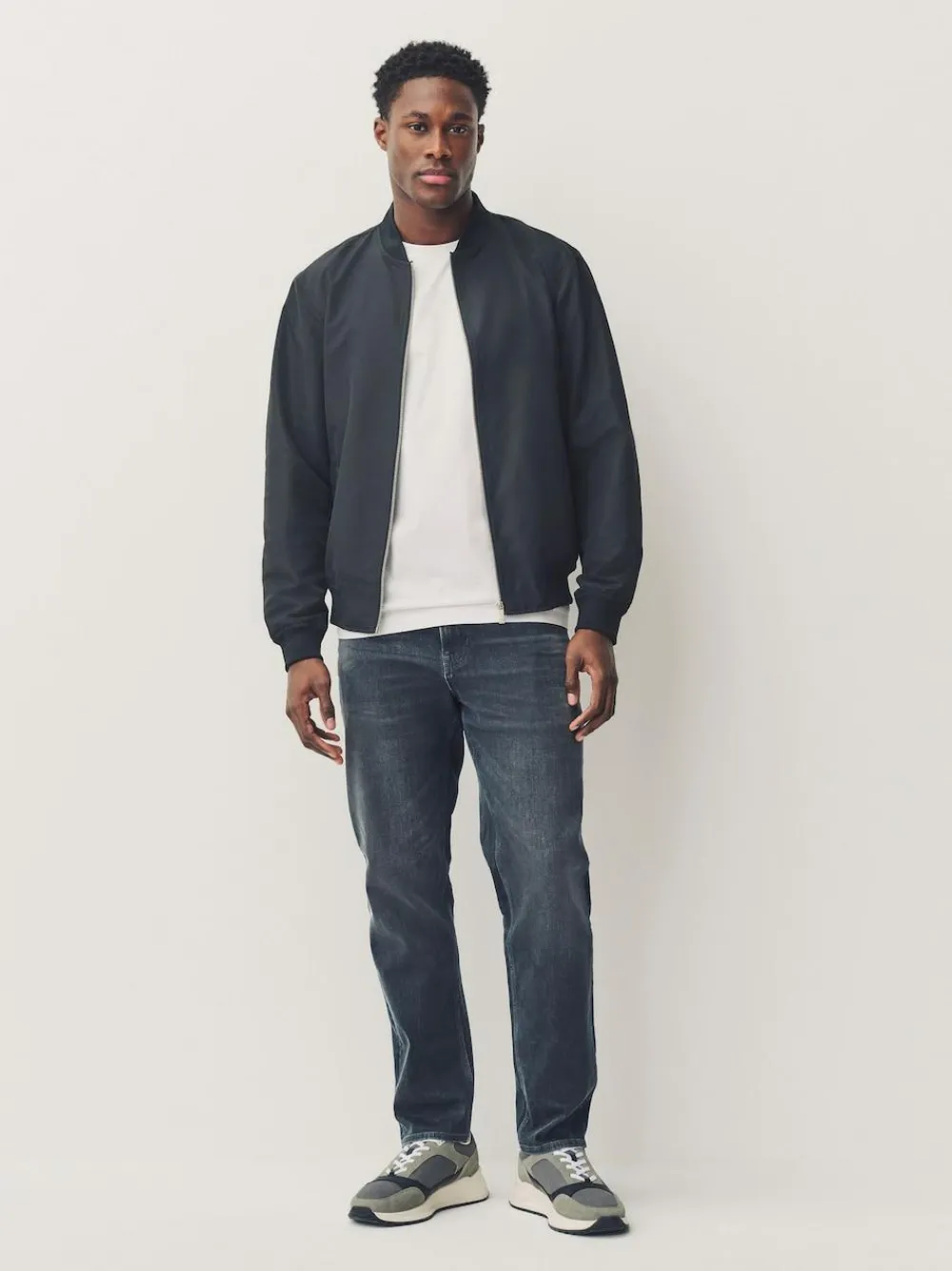 Next Charcoal Grey Slim Fit Authentic Stretch Denim Jeans^ Jeans|Jeans