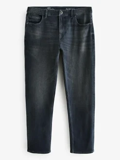 Next Charcoal Grey Slim Fit Authentic Stretch Denim Jeans^ Jeans|Jeans