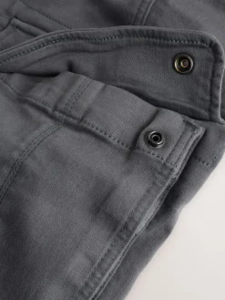 Sale Next Slim Fit Slim Fit Motionflex Strech Cargo Trousers Charcoal Grey