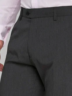 Sale Next Charcoal Grey Slim Fit Stretch Smart Trousers