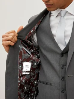 Sale Next Slim Fit Two Button Suit Jacket Charcoal Grey