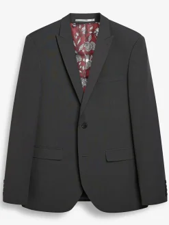 Sale Next Slim Fit Two Button Suit Jacket Charcoal Grey