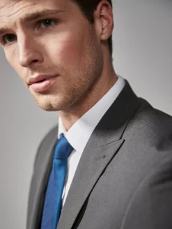 Next Tailored Fit Two Button Suit Jacket^ Grey Suits