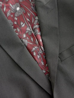 Next Tailored Fit Two Button Suit Jacket^ Grey Suits