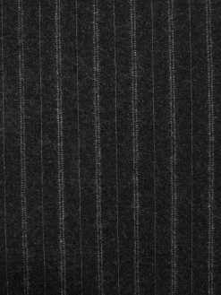 Discount Next Charcoal Grey Tailored Fit Tailored Fit Signature Empire Mills 100% British Wool Stripe Suit Jacket